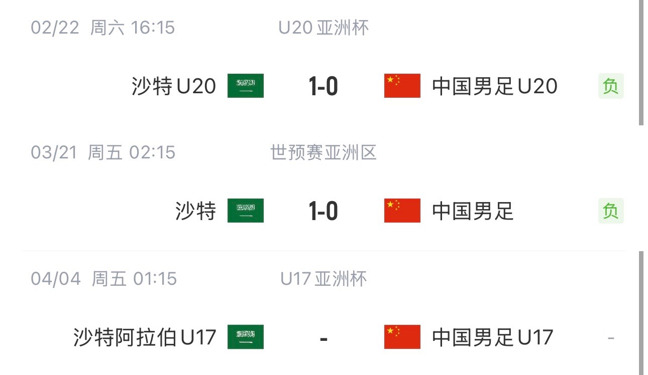 國字號三遇沙特！國少U17亞洲杯首戰對陣沙特，此前國足&國青均負
